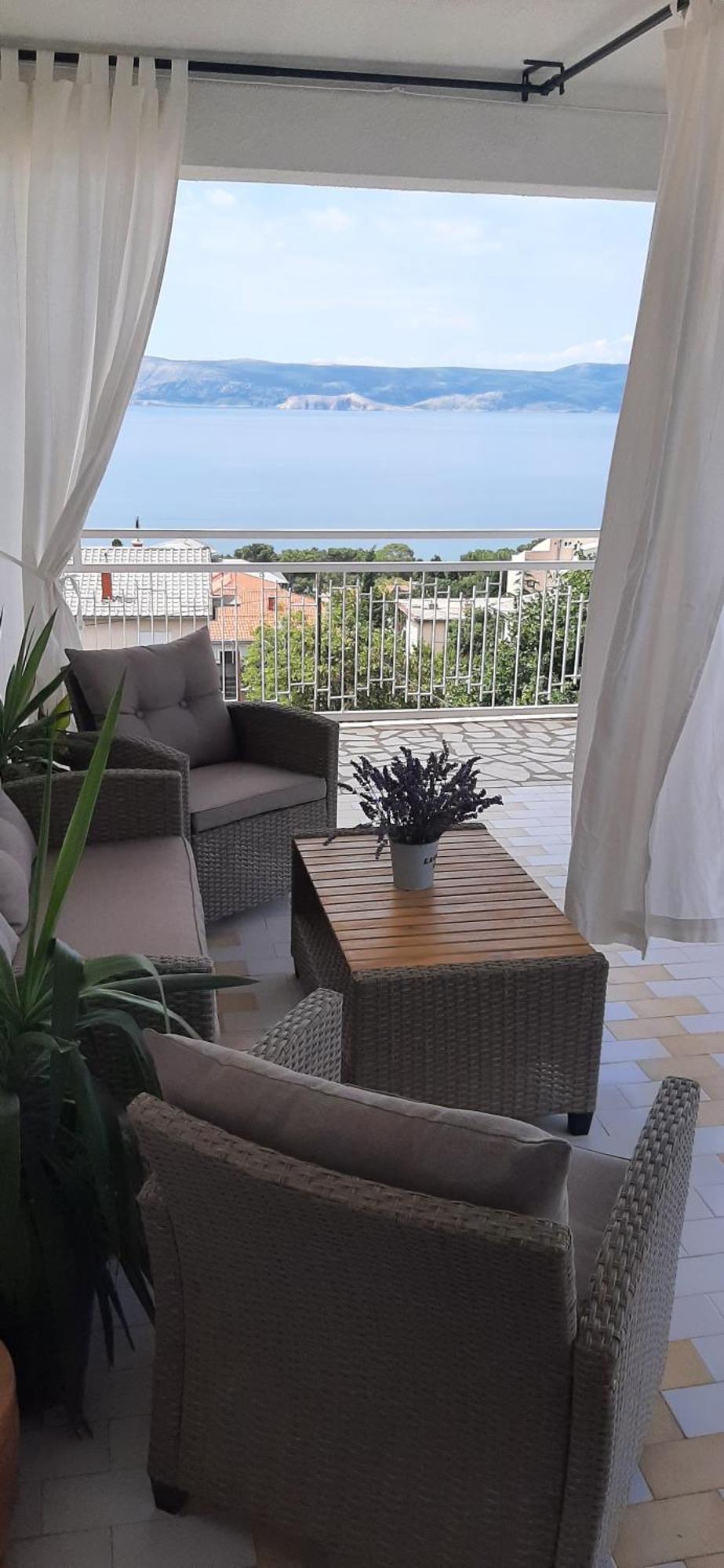 Appartamento Nina Seaview Novi Vinodolski Esterno foto